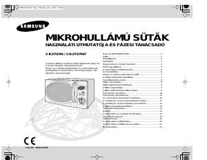 Használati útmutató Samsung CE2717N Mikrohullámú sütő