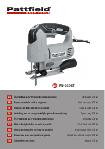 Manual Pattfield PE-550ST Jigsaw