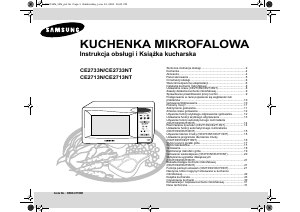 Instrukcja Samsung CE2733N Kuchenka mikrofalowa