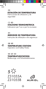 Manual Auriol IAN 77437 Estação meteorológica