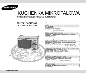 Instrukcja Samsung CE2774N Kuchenka mikrofalowa