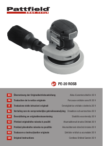 Manual Pattfield PE-20 ROSB Random Orbital Sander