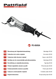 Bruksanvisning Pattfield PE-850SA Tigersåg