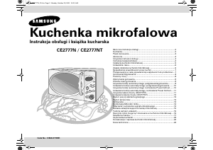 Instrukcja Samsung CE2777N Kuchenka mikrofalowa