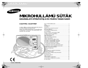 Használati útmutató Samsung CE2777N Mikrohullámú sütő