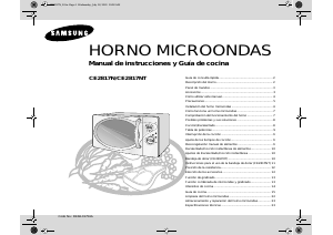 Manual de uso Samsung CE2817N Microondas