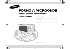 Manuale Samsung CE281DN Microonde
