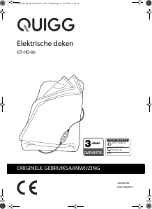 Handleiding Quigg GT-HD-06 Elektrische deken