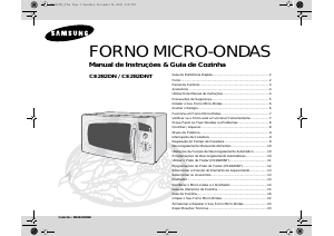 Manual Samsung CE282DN Micro-onda