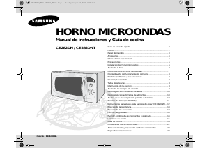 Manual de uso Samsung CE282DN Microondas