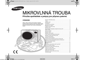 Manuál Samsung CE283GN Mikrovlnná trouba