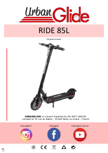 Manuale UrbanGlide Ride 85L Monopattino elettrico