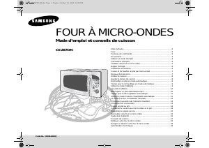 Mode d’emploi Samsung CE287DN Micro-onde