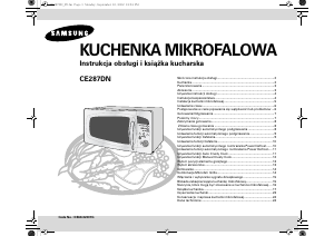 Instrukcja Samsung CE287DN Kuchenka mikrofalowa