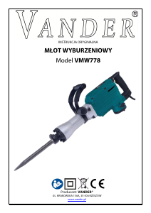 Instrukcja Vander VMW778 Młot udarowy