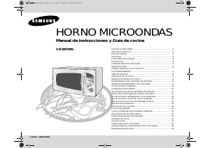 Manual de uso Samsung CE287DN Microondas