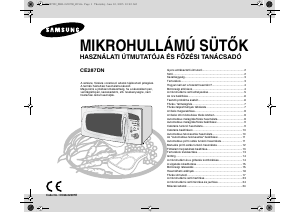 Használati útmutató Samsung CE287DN Mikrohullámú sütő
