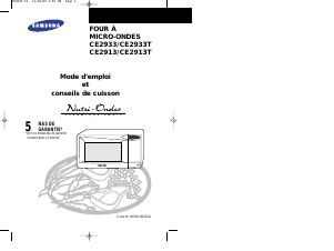 Mode d’emploi Samsung CE2913 Micro-onde