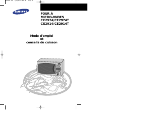 Mode d’emploi Samsung CE2914T Micro-onde