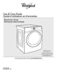 Manual Whirlpool WGD70HEBW Dryer