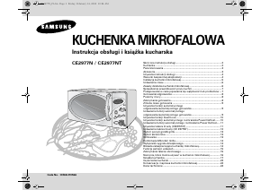 Instrukcja Samsung CE2977NT Kuchenka mikrofalowa