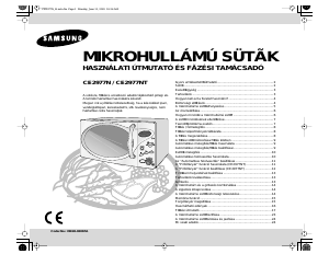 Használati útmutató Samsung CE2977NT Mikrohullámú sütő