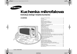 Instrukcja Samsung CE297DN Kuchenka mikrofalowa