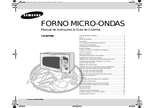 Manual Samsung CE297DN Micro-onda