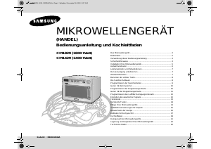 Bedienungsanleitung Samsung CM1829 Mikrowelle