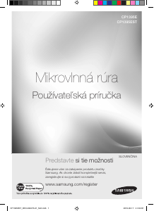 Návod Samsung CP1395EST Mikrovlnná rúra