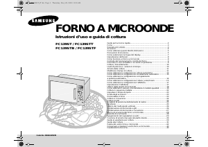 Manuale Samsung FC139STF Microonde