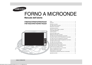 Manuale Samsung FW77KUST Microonde