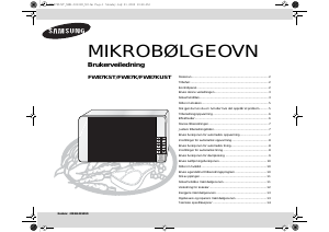 Bruksanvisning Samsung FW87KUST Mikrobølgeovn