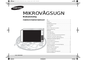 Bruksanvisning Samsung FW87KUST Mikrovågsugn