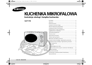 Instrukcja Samsung G2711N Kuchenka mikrofalowa