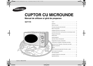 Manual Samsung G2711N Cuptor cu microunde