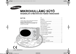 Használati útmutató Samsung G2711N Mikrohullámú sütő