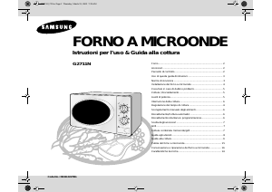 Manuale Samsung G2711N Microonde