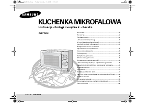 Instrukcja Samsung G2712N Kuchenka mikrofalowa