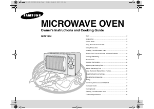 Manual Samsung G2719N Microwave