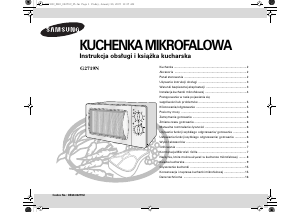Instrukcja Samsung G2719N-S Kuchenka mikrofalowa