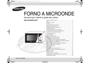 Manuale Samsung GE102Y-S Microonde