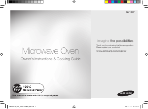Manual Samsung GE106V-S Microwave
