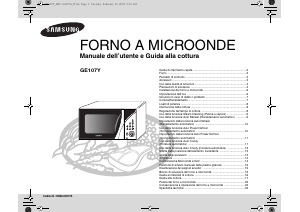 Manuale Samsung GE107Y Microonde