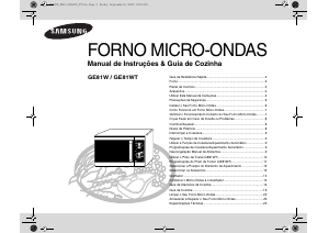 Manual Samsung GE81W Micro-onda