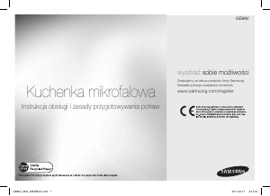 Instrukcja Samsung GE86V-BB Kuchenka mikrofalowa