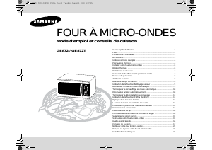 Mode d’emploi Samsung GE872 Micro-onde