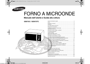 Manuale Samsung GE872C Microonde