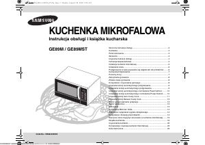 Instrukcja Samsung GE89MST Kuchenka mikrofalowa