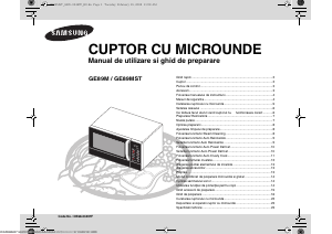 Manual Samsung GE89MST Cuptor cu microunde